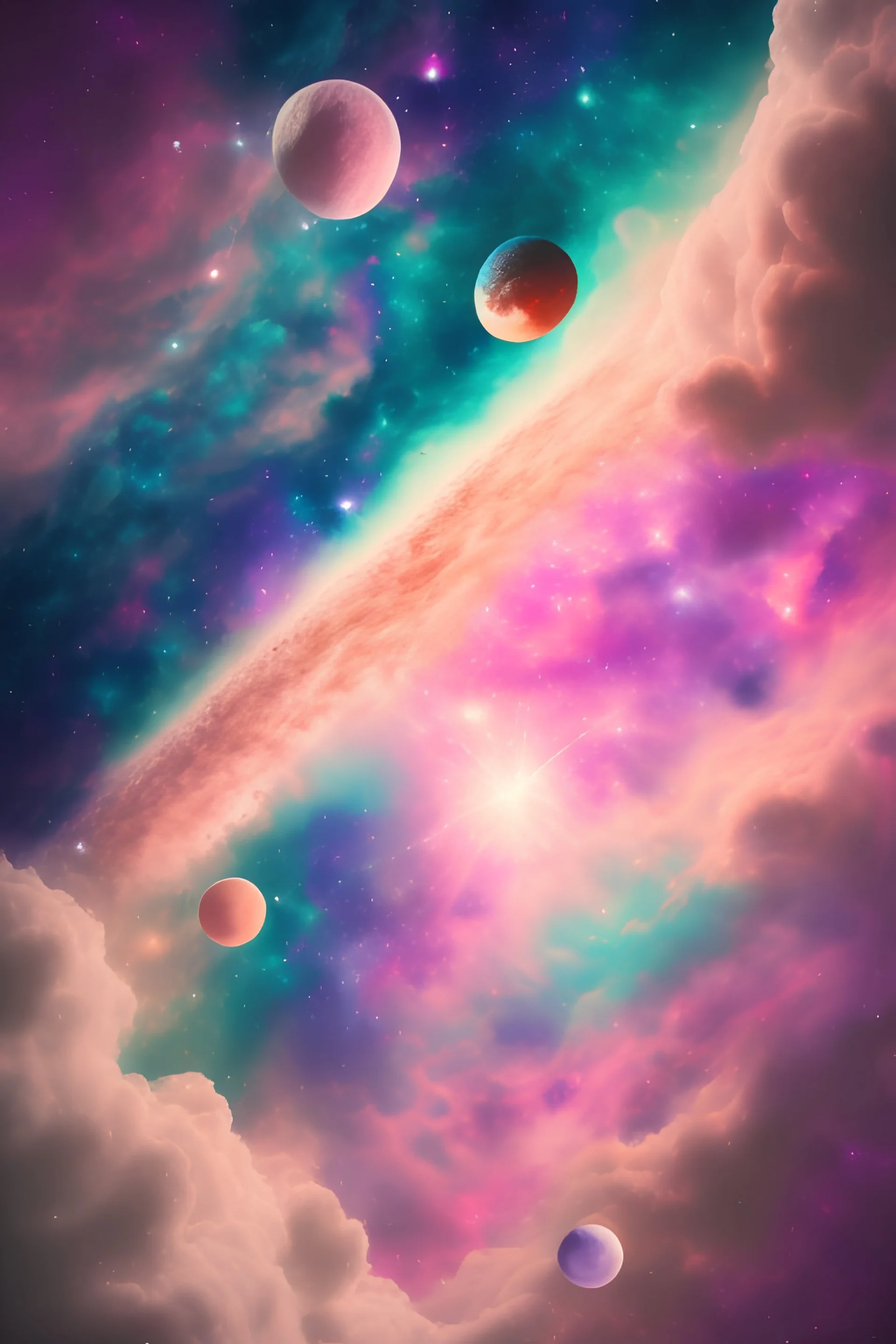 pastel space image