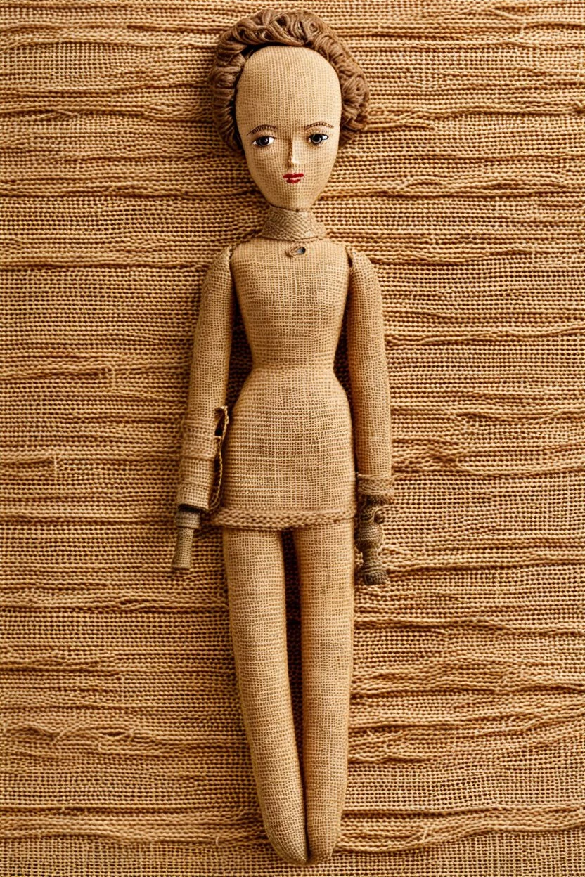 burlap doll