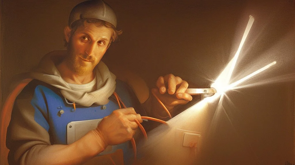 electrician by Andrea del sarto