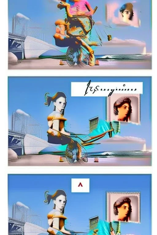 Image restoration and graphic transfer style