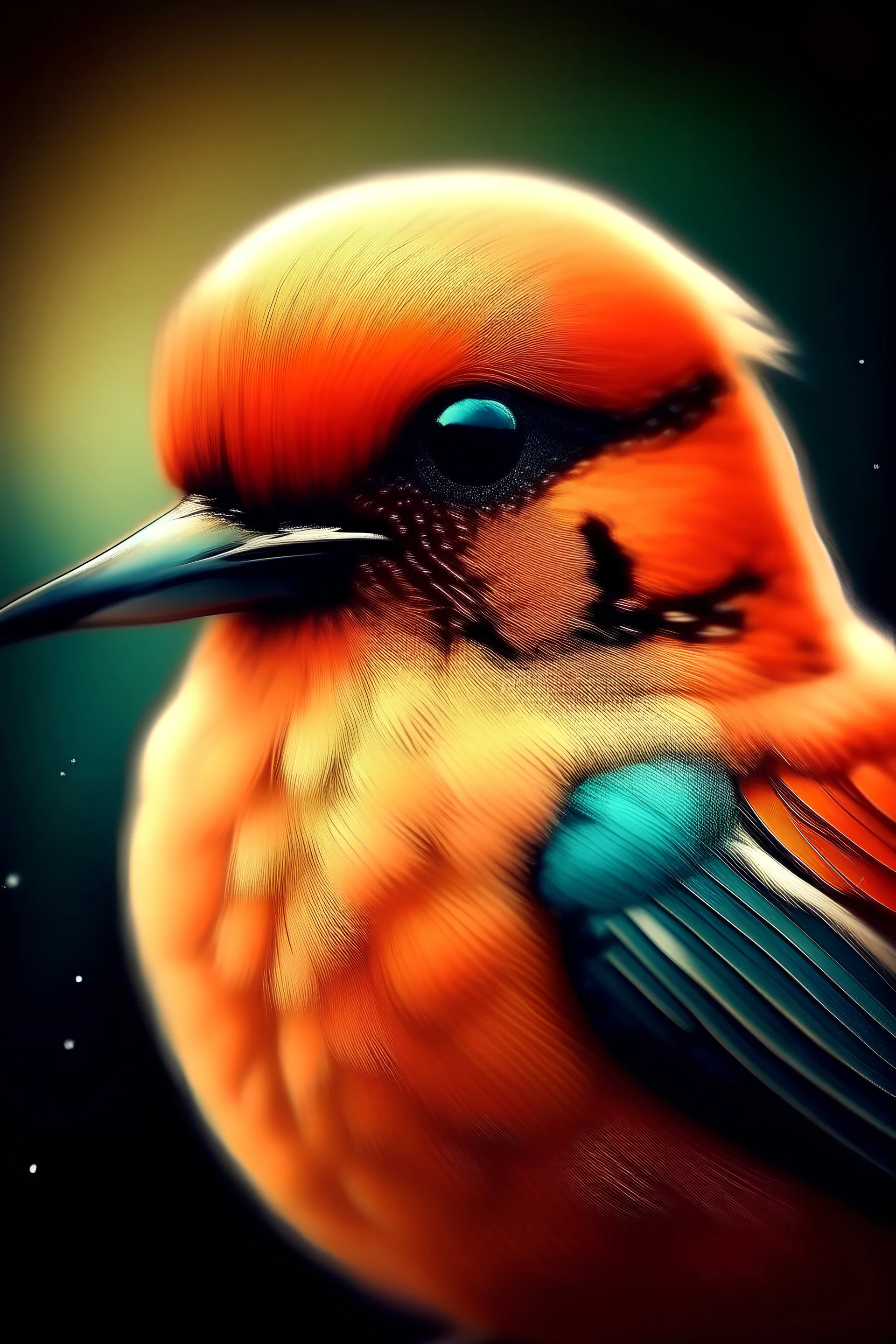 Buatkan gambar burung