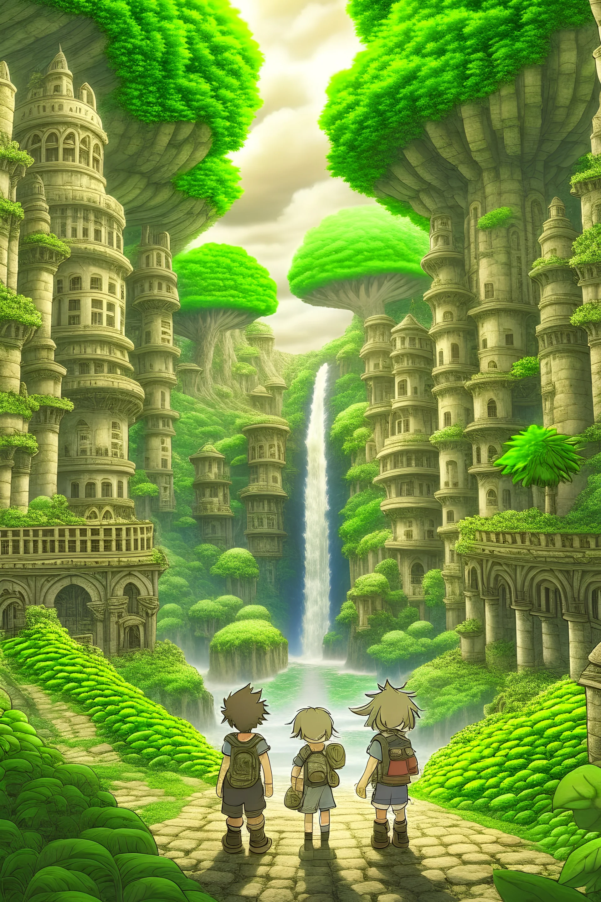 Made In Abyss environment