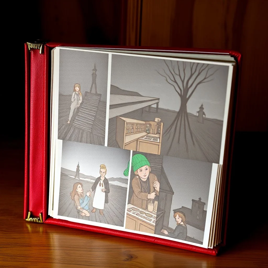 Photo album, illustrative