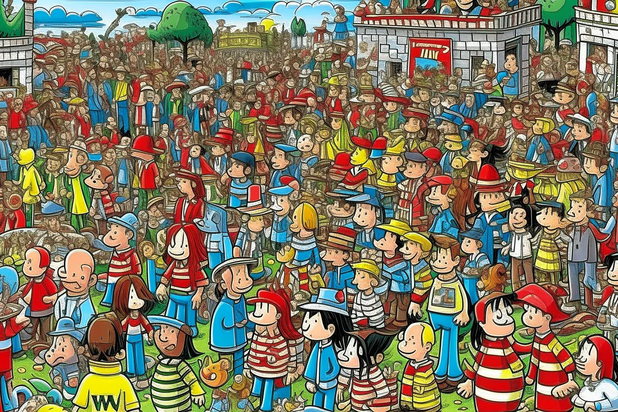 where's Wally but with cats big image city