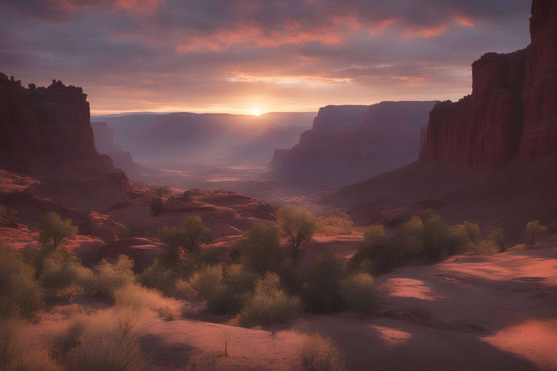 landscapes of the southwest red dead redemption 2 vibe sunset glenn dean canyon