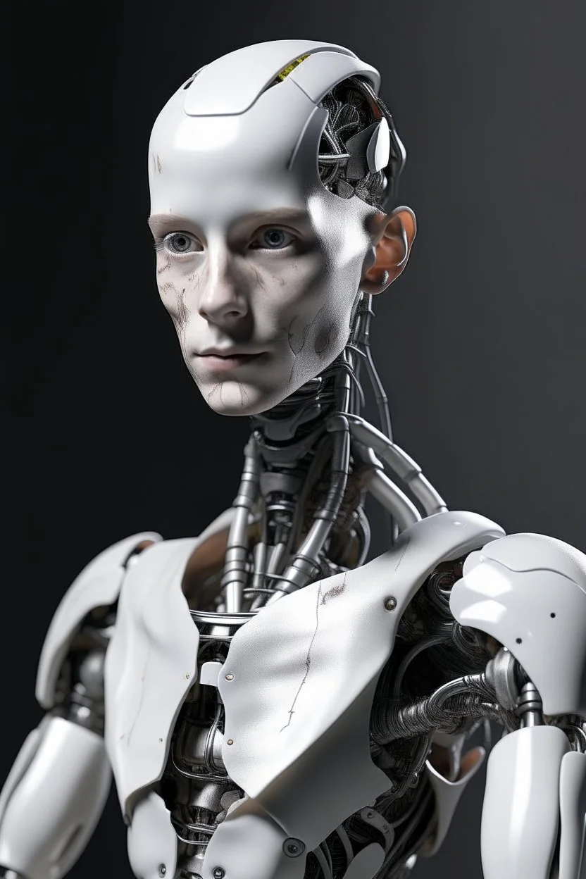 a robot human