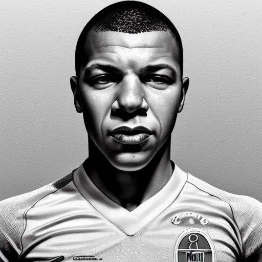 Insanely detailed portrait character of mbappe :: perfect proportions :: flawless perfect hands :: by Artgerm, Greg Olsen, Pixar, WLOP :: hyperrealistic, hyper detailed, photorealistic :: a masterpiece, incredible composition, amazing depth, imposing, meticulously composed, 8k :: unreal engine :: Mappa studios :: detailed matte painting, deep color, fantastical, intricate detail, splash screen, complementary colors, fantasy concept art, 8k resolution trending on Artstation Unreal Engine