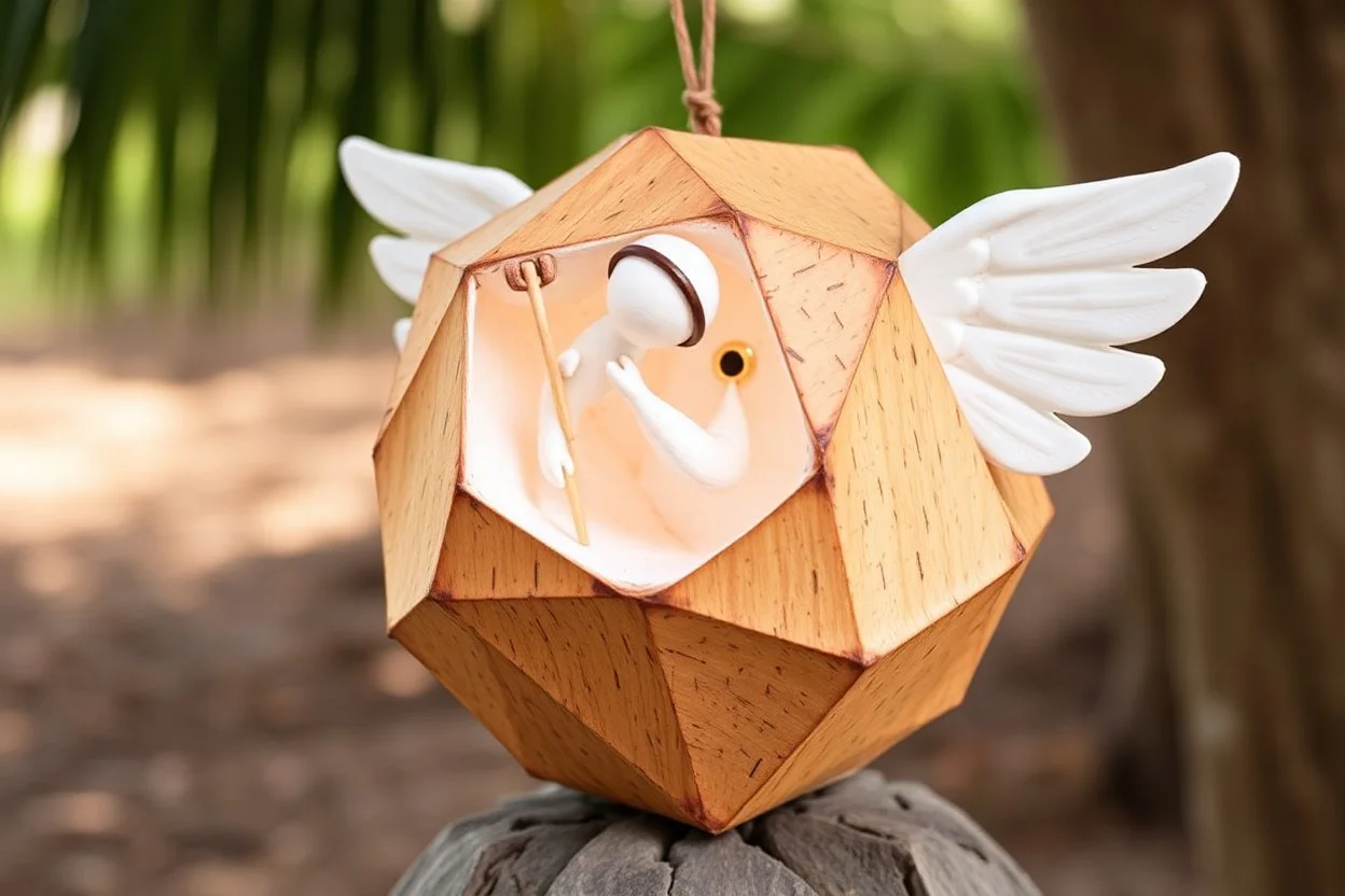 icosahedron coconut angel