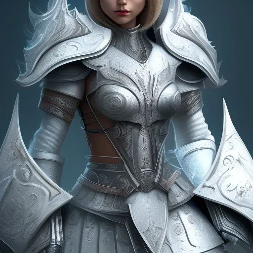 Elf, warrior, white armor, detailed, 8k resolution,