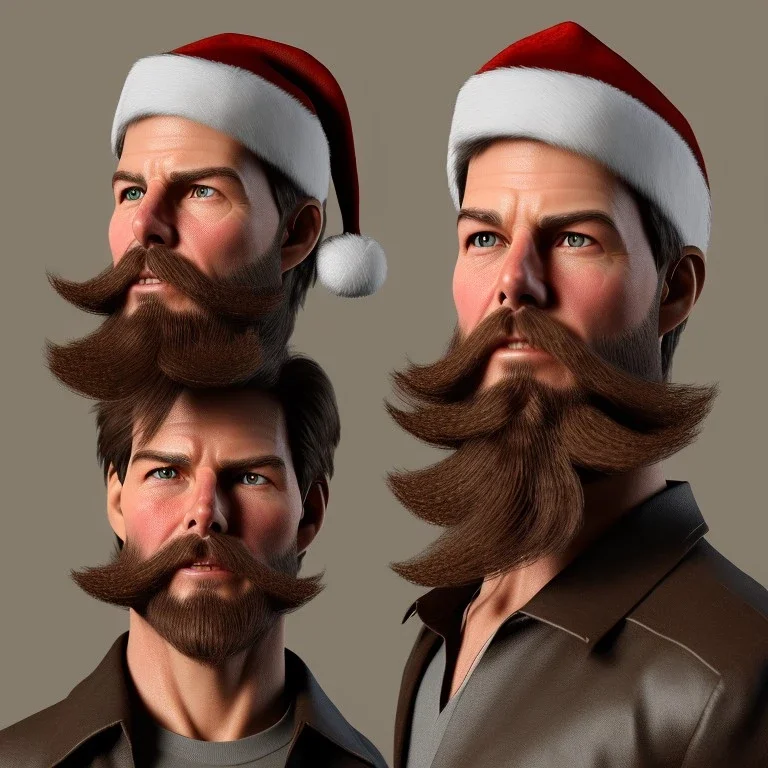 Tom Cruise beard Christmas