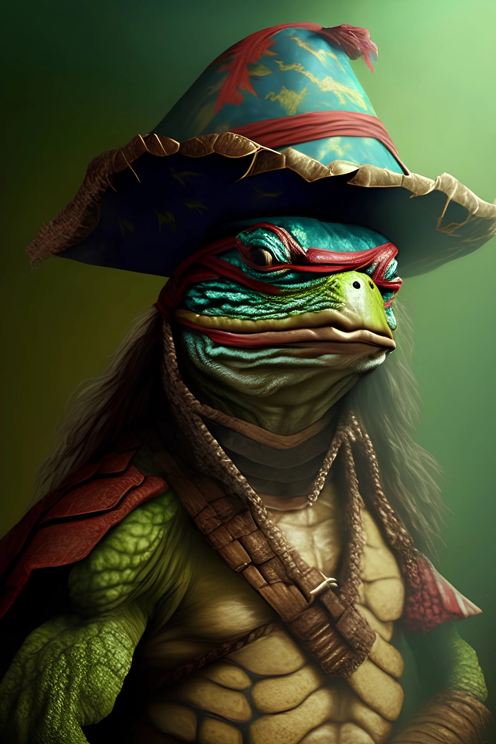 macho randy savage as a turtle folk