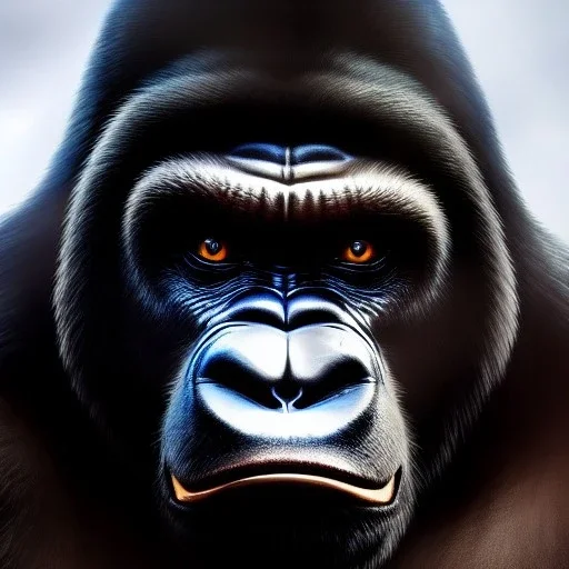 ultra detailed fullbody portrait of King Kong in New York, extremely detailed digital painting, intrincate, extremely detailed face,crystal clear Big eyes, in the style of rafael sanzio, mystical colors , perfectly centered image, perfect composition, rim light, beautiful lighting, 8k, stunning scene, raytracing