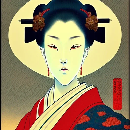 Ukiyo-e Style , with full details, full HD