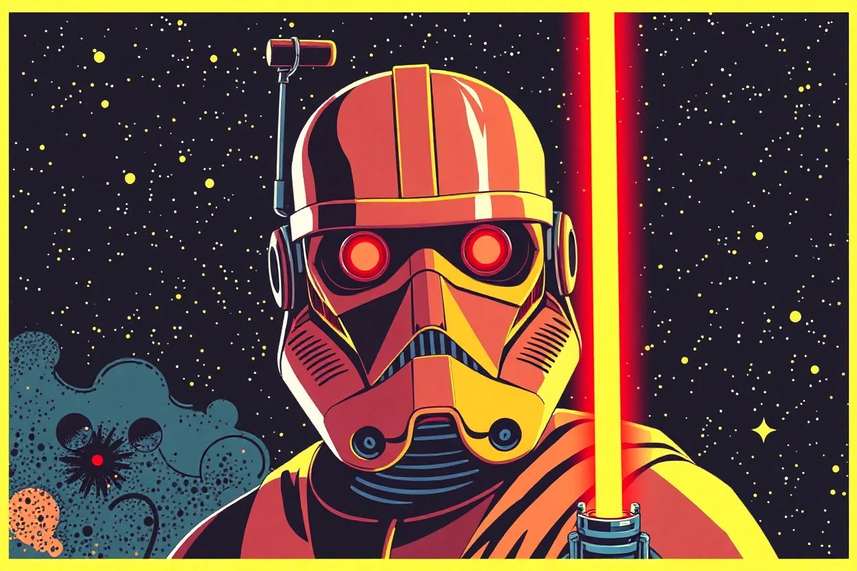 pop art pixels 1000 images robot jedi