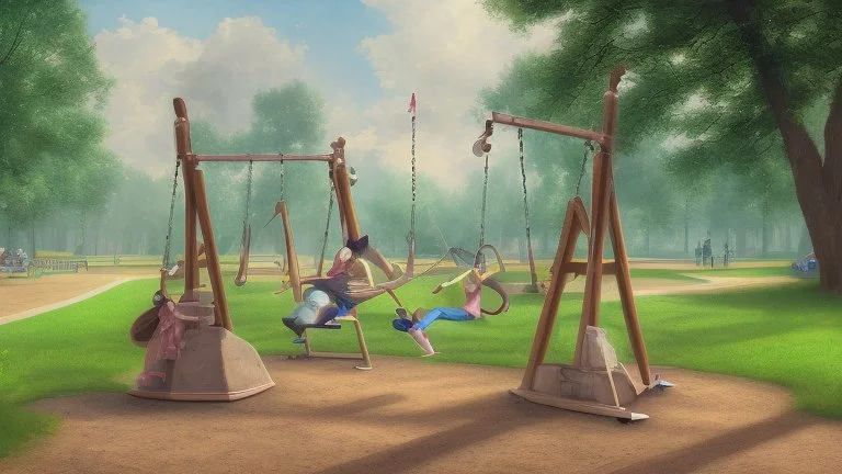 swing in the park