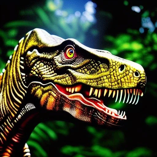 ultra detailed fullbody portrait of JURASSIC PARK T-REX , extremely detailed digital painting, intrincate,intense stare, extremely detailed face,crystal clear Big Glowing eyes, mystical colors , perfectly centered image, perfect composition, rim light,extremely sharp detail, finely tuned detail, beautiful lighting, 8k, stunning scene, raytracing, anatomically correct, in the style of robert e howard and pablo oliveira and Ken Kelley and Ohrai Noriyoshi and Simon Bisley