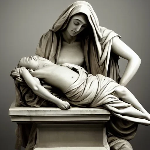 pieta in style of klmit