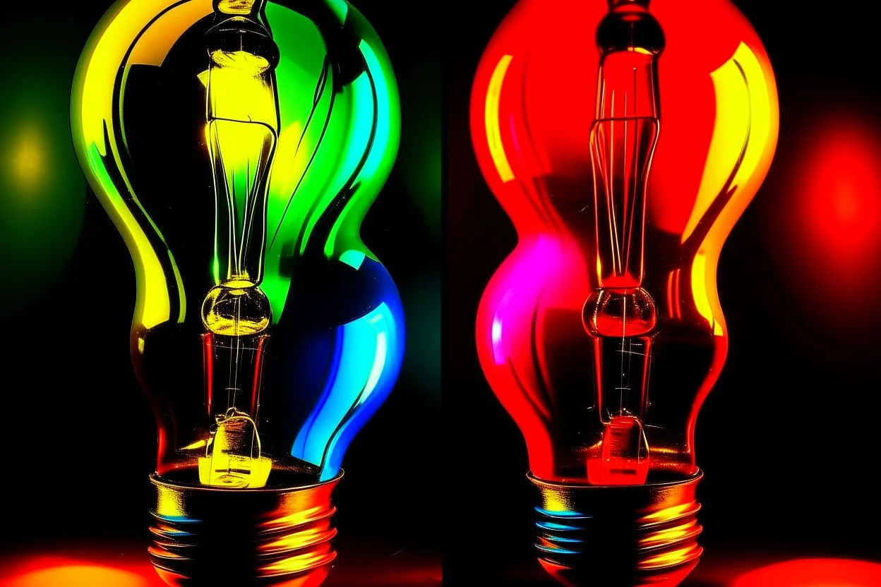 light bulp warhol style