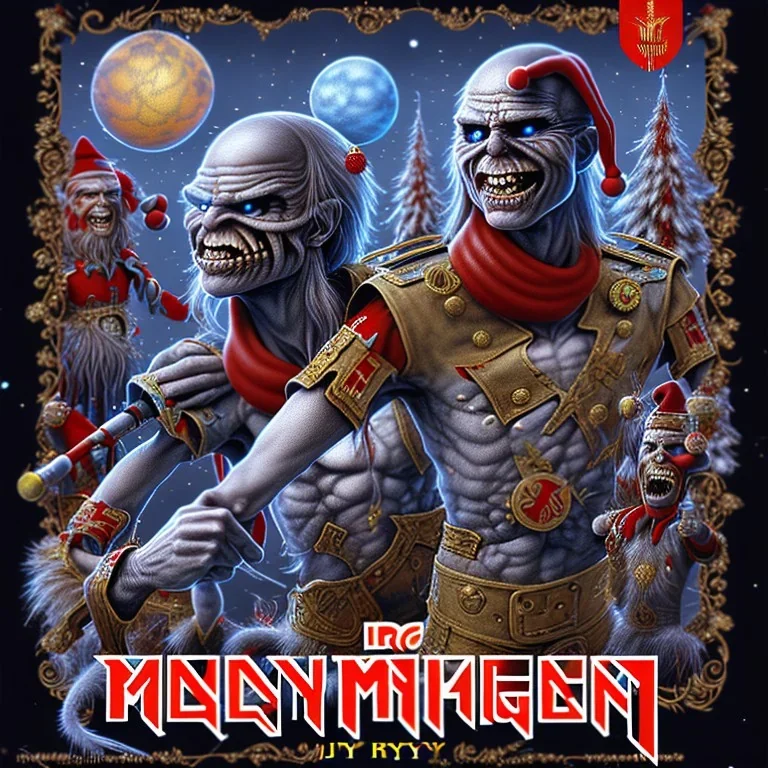 Pere noel iron maiden