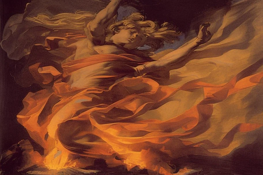 fire by andrea del sarto