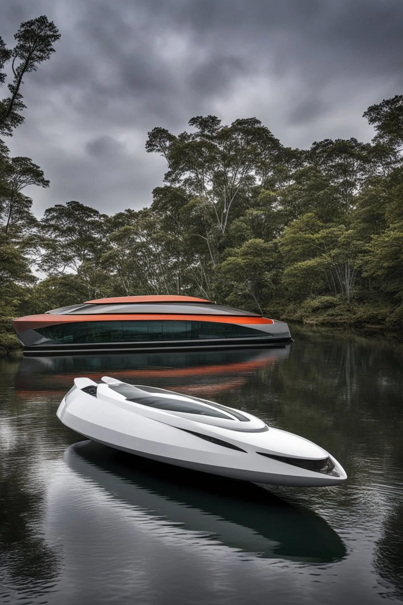 futuristic boat