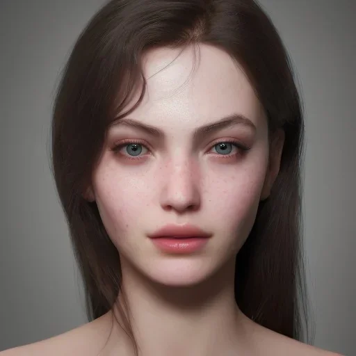 portrait of a beautiful girl bra looks very details but, hyper realistic, 8k, rtx, refleksi, full body, sort hair, eye ocean blue,