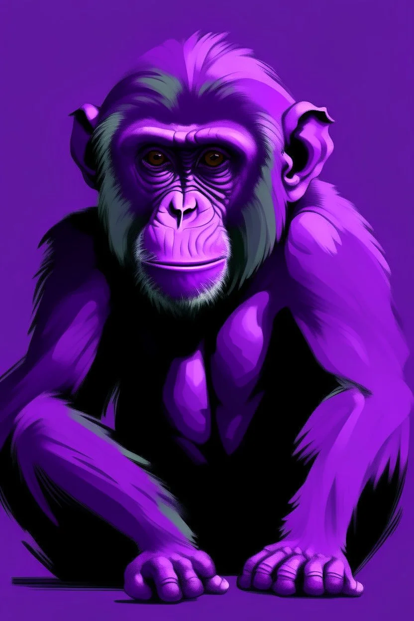 big purple monkey