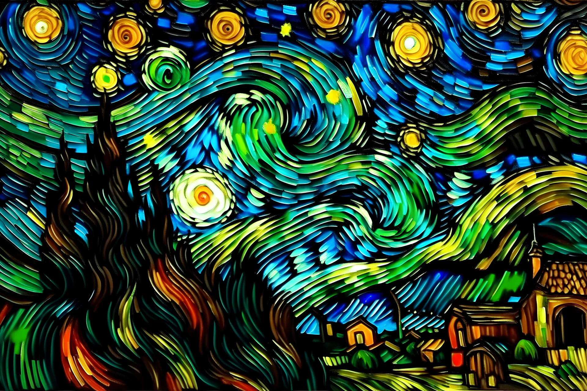 stary night van goh