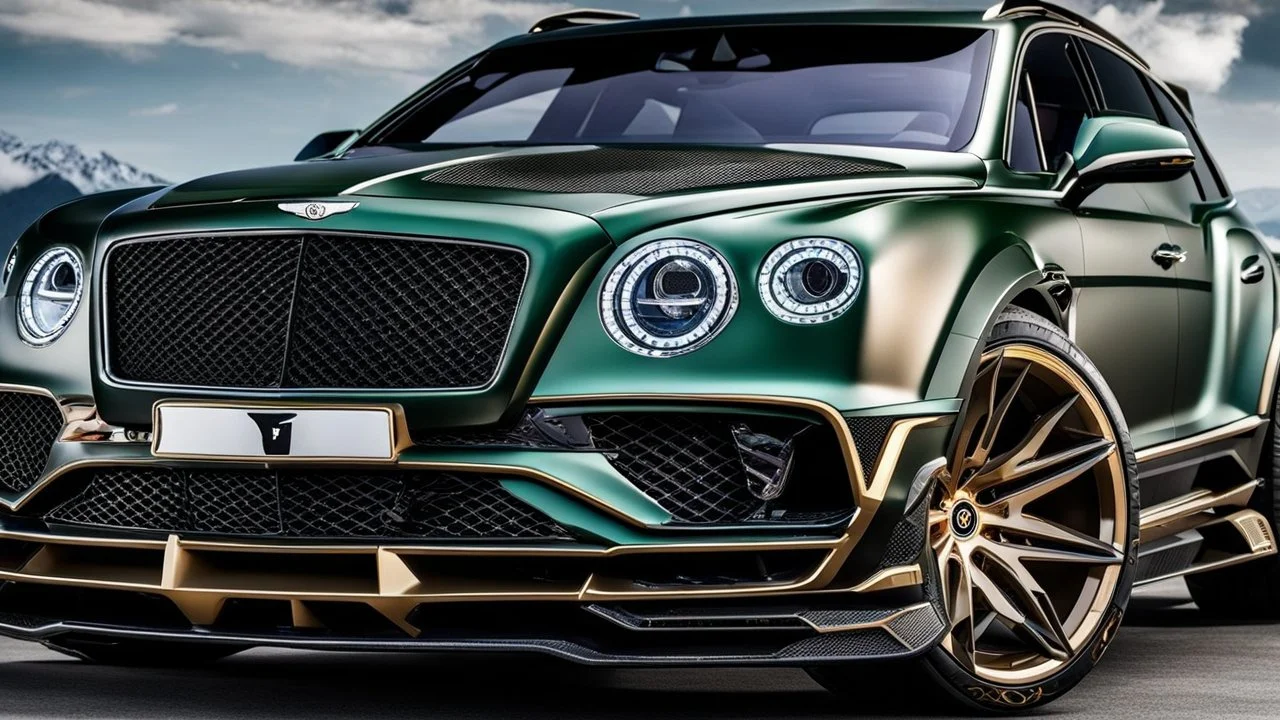 Bentley Bentayga MANSORY Fused with Lamborghini Veneno, Super Detailed, desktop wallpaper, 4K