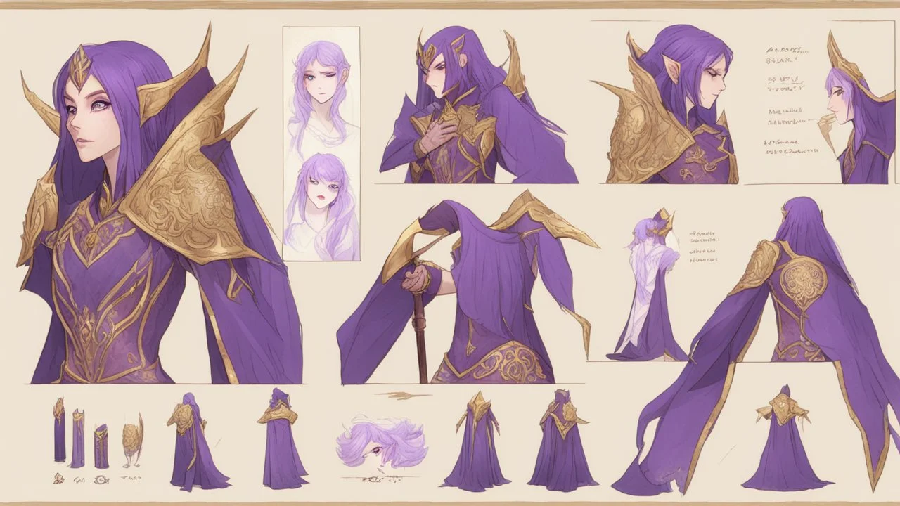 A purple Umbral Gold Elf