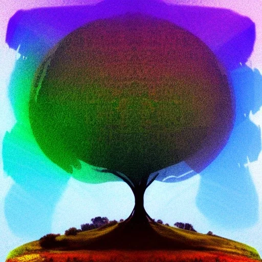 abstract land tree