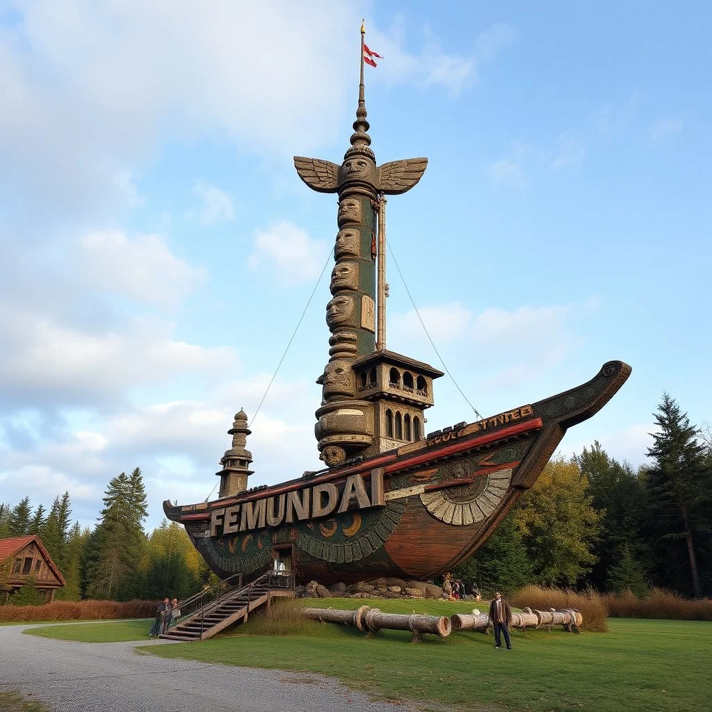 a totem spaceship Femundsenden