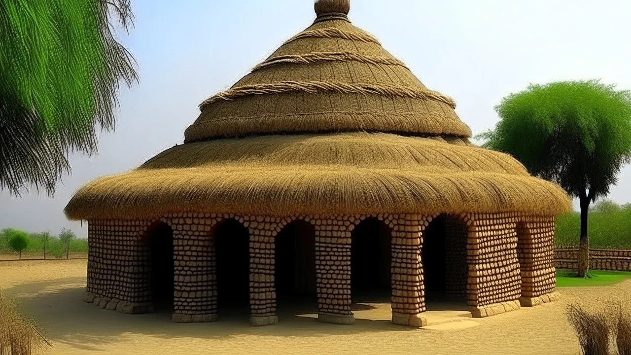 Thatched mosque