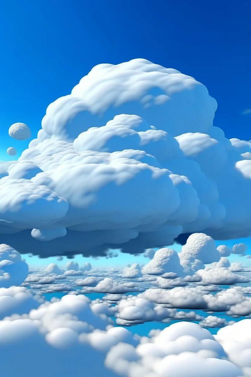 generate an image of clouds on the sky