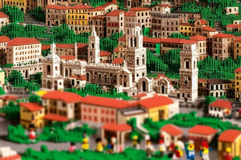 Italian city made by lego