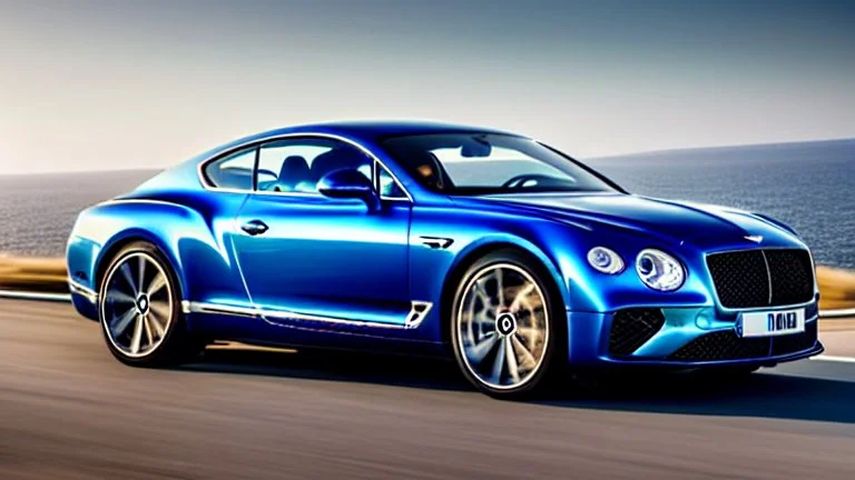 third generation Bentley Continental GT by its overall design. The front bumper seems to be derived from the BMW M3 (F80) and BMW M4 (F82/F83), while the headlights were most likely taken from modern Porsches, such as the Porsche 991. The tail lights and rear chrome trim might be based on the Lagonda Taraf, 4K, Ultra Detailed, rear view, rear view