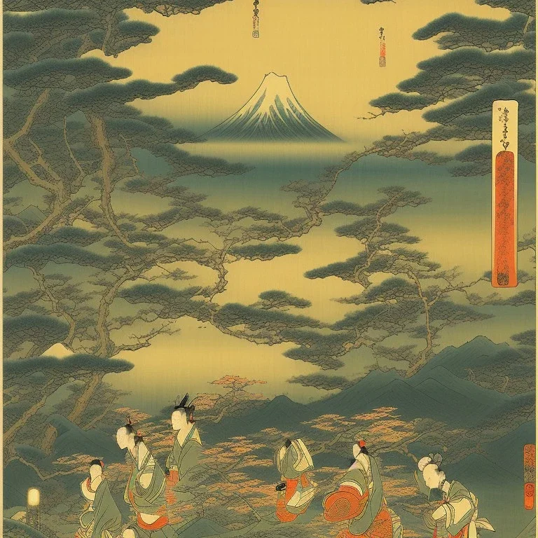 Ukiyo-e, landscape