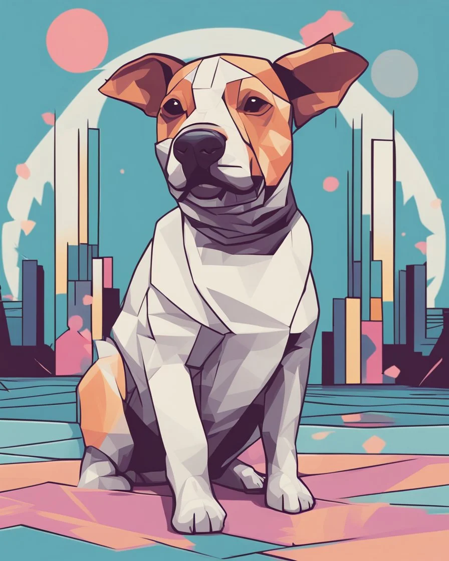 /imagine prompt: Zen Pup::2 Cubism, Pop art, Minimalism, Pastel colors, Surrealism, dogi memes:: t-shirt vector, center composition graphic design, splash brush,plain background::2 mockup::-2 --upbeta --ar 1:1