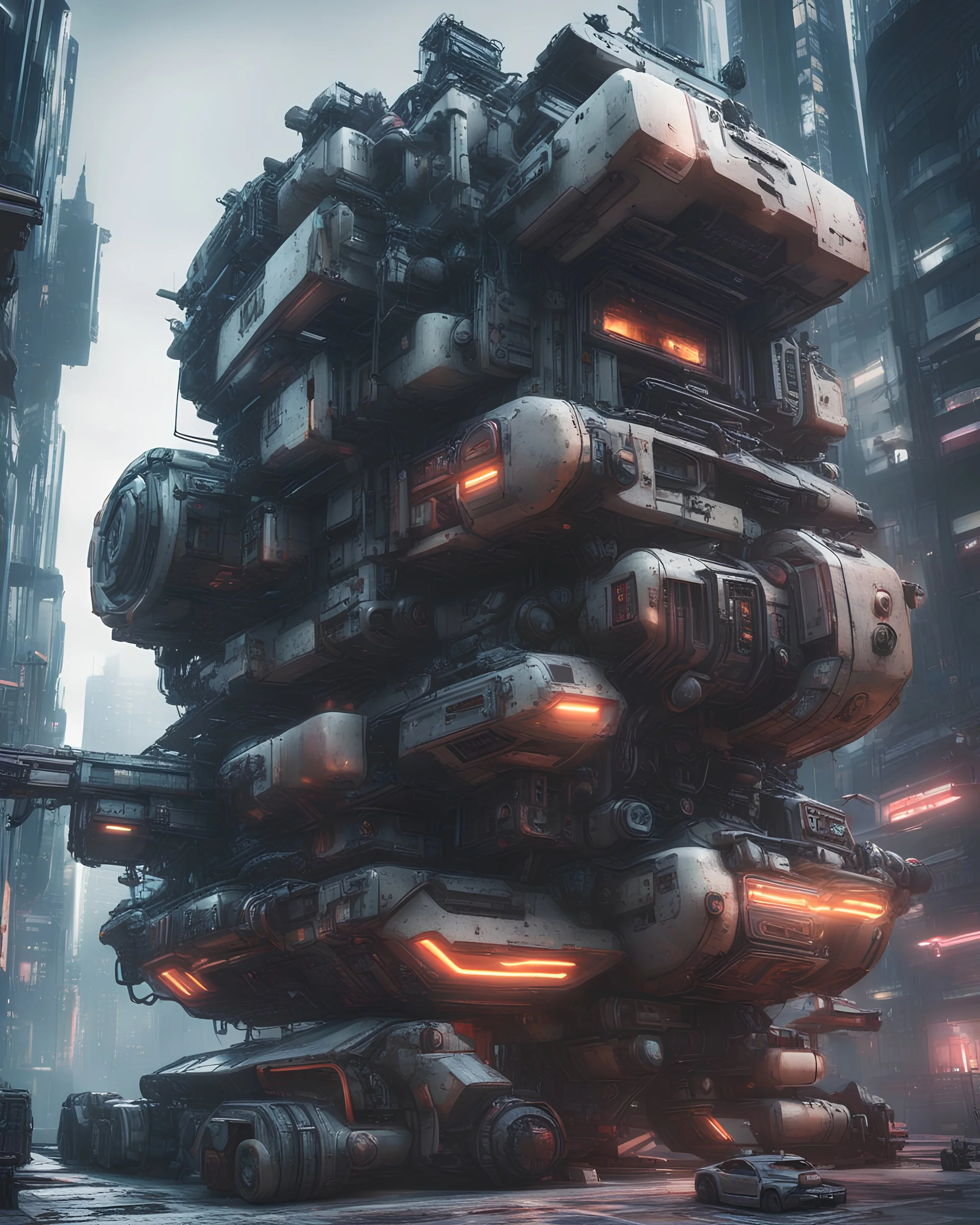 Cyberpunk Futuristic , 3d render, vray, uhd, detailed, hdr, 8k, photorealistic, dramatic lighting, hawken graphic design abstract 3d hitech technological HAWKEN photorealistic uhd 8k VRAY highly detailed HDR