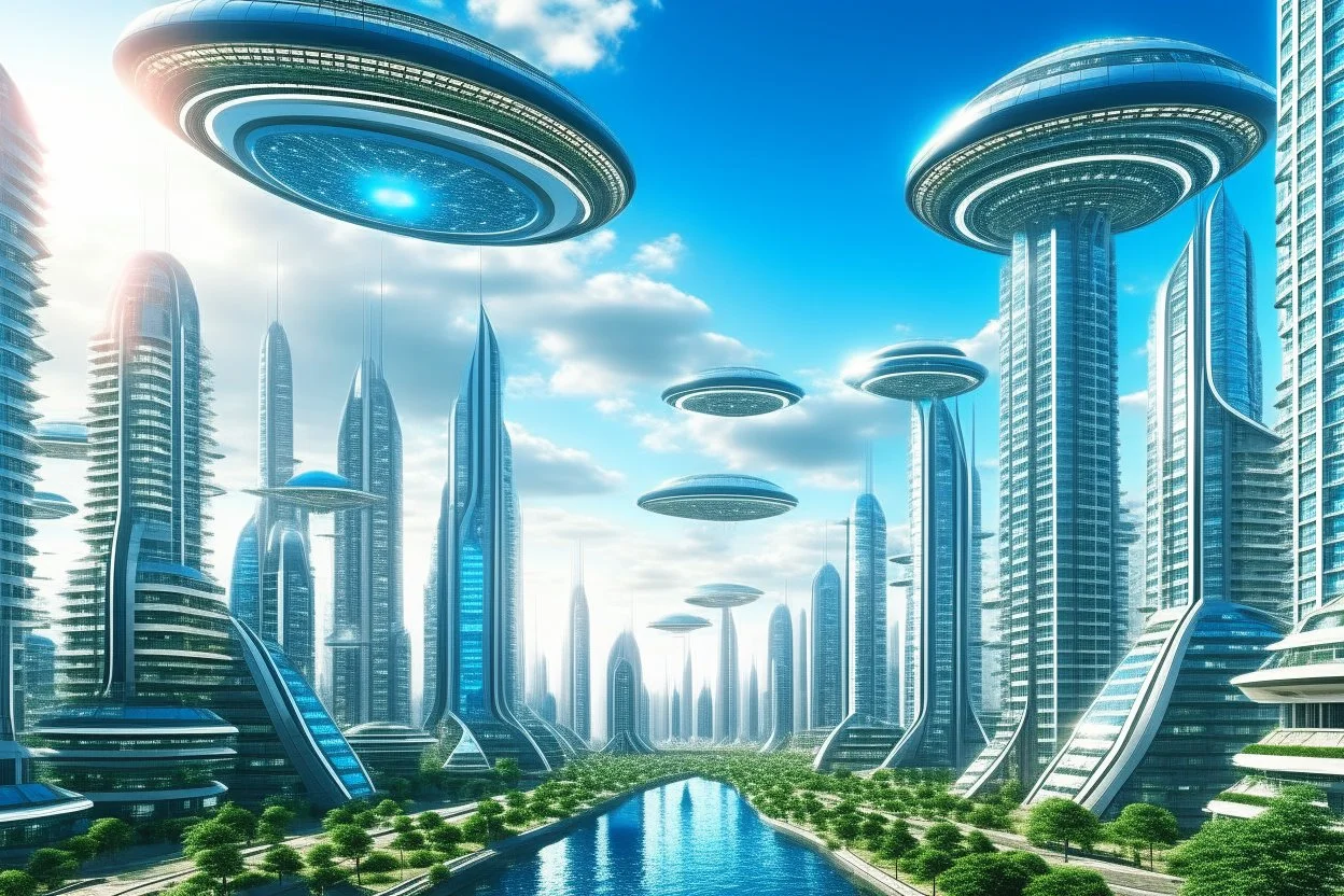 Technology of the future Show the world how it will be in the future