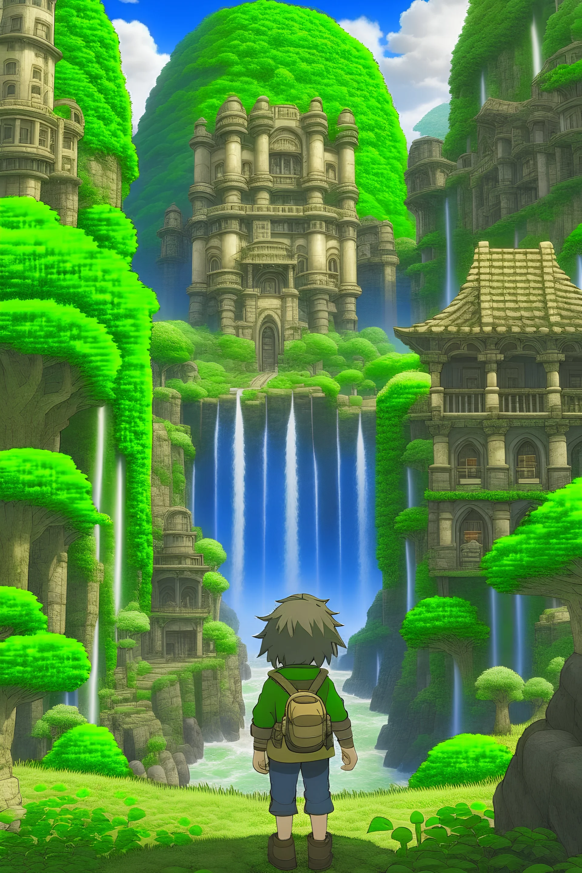 Made In Abyss environment