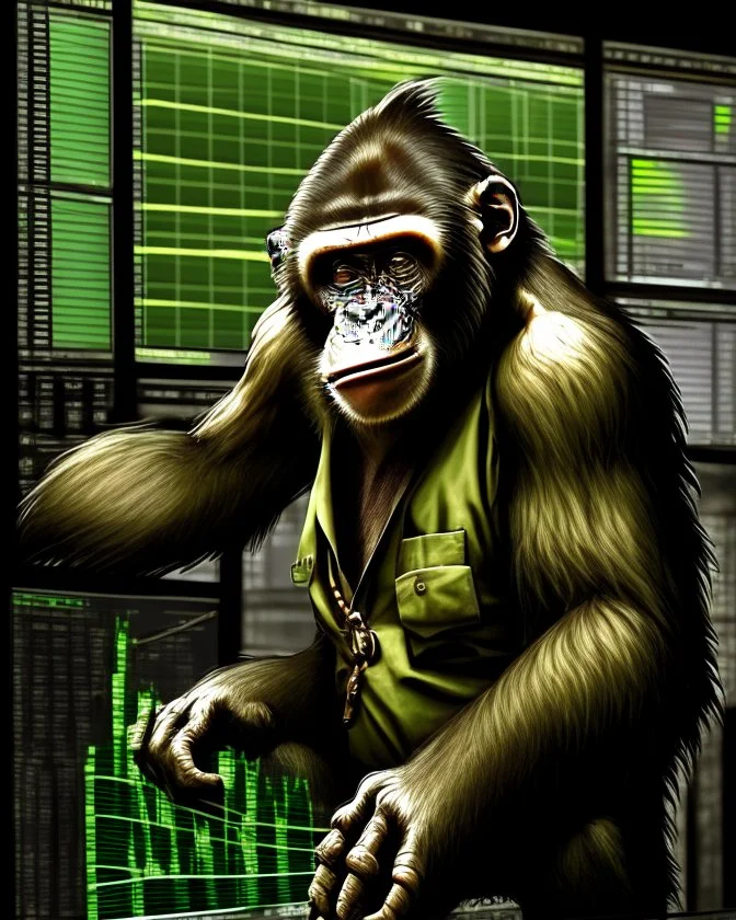 NFP ape monkey style forex trader