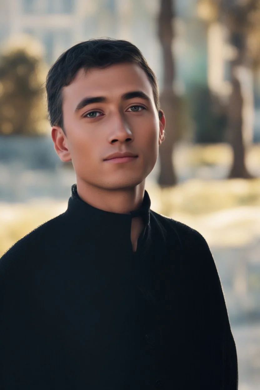 صورة الملف الشخصي تظهر شخصًا ذو وجه مثلثي يتميز بشعر أسود جذاب ينسدل على الجانب الأيمن من وجهه بأناقة. عيونه باللون الأسود على عسلي خفيف، تعكس الحكمة والفهم العميق. تبدو ملامح وجهه واثقة ومتأملة، ويبدو وكأنه يعرف كل ما يحدث في الكون. جسمه عادي البنية، يمنحه توازنًا طبيعيًا. يظهر بمظهر كائن عارف بأسرار العالم، يحمل الكثير من الحكمة والفهم.