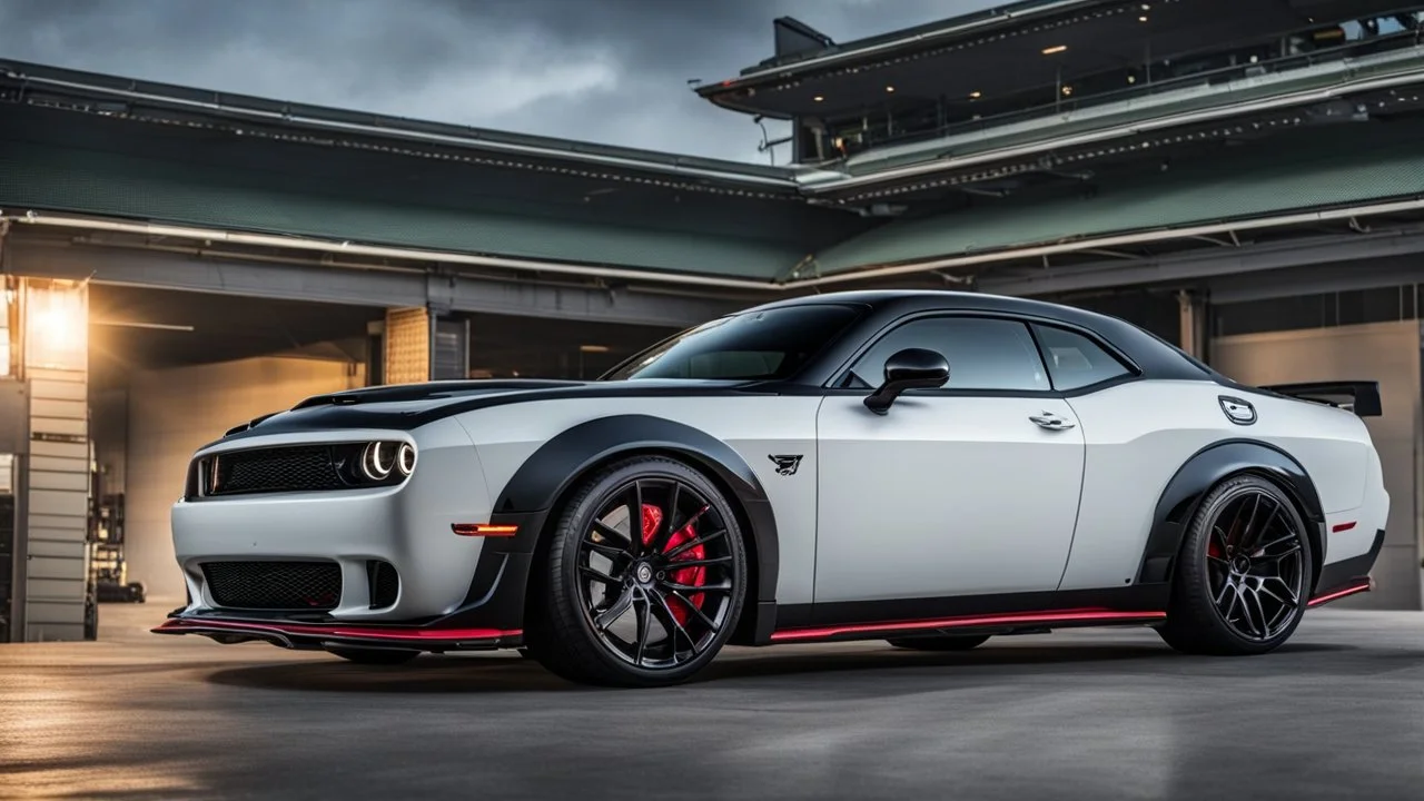 dodge challenger SRT Hellcat x Bentley fusion, super detailed, 4K, Wallpaper