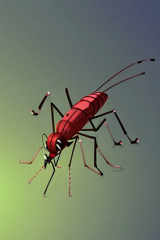 Mosquito cool insect character animation