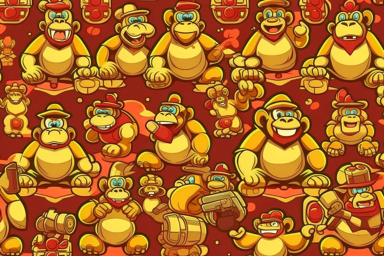 DONKEYKONG theme PATTERN