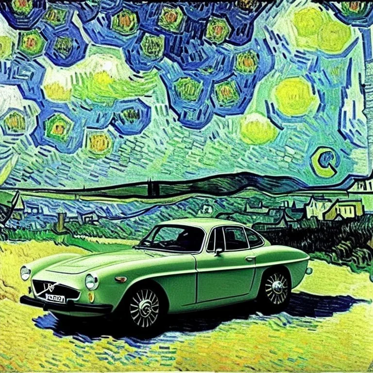 volvo p1800 by VAN GOGH