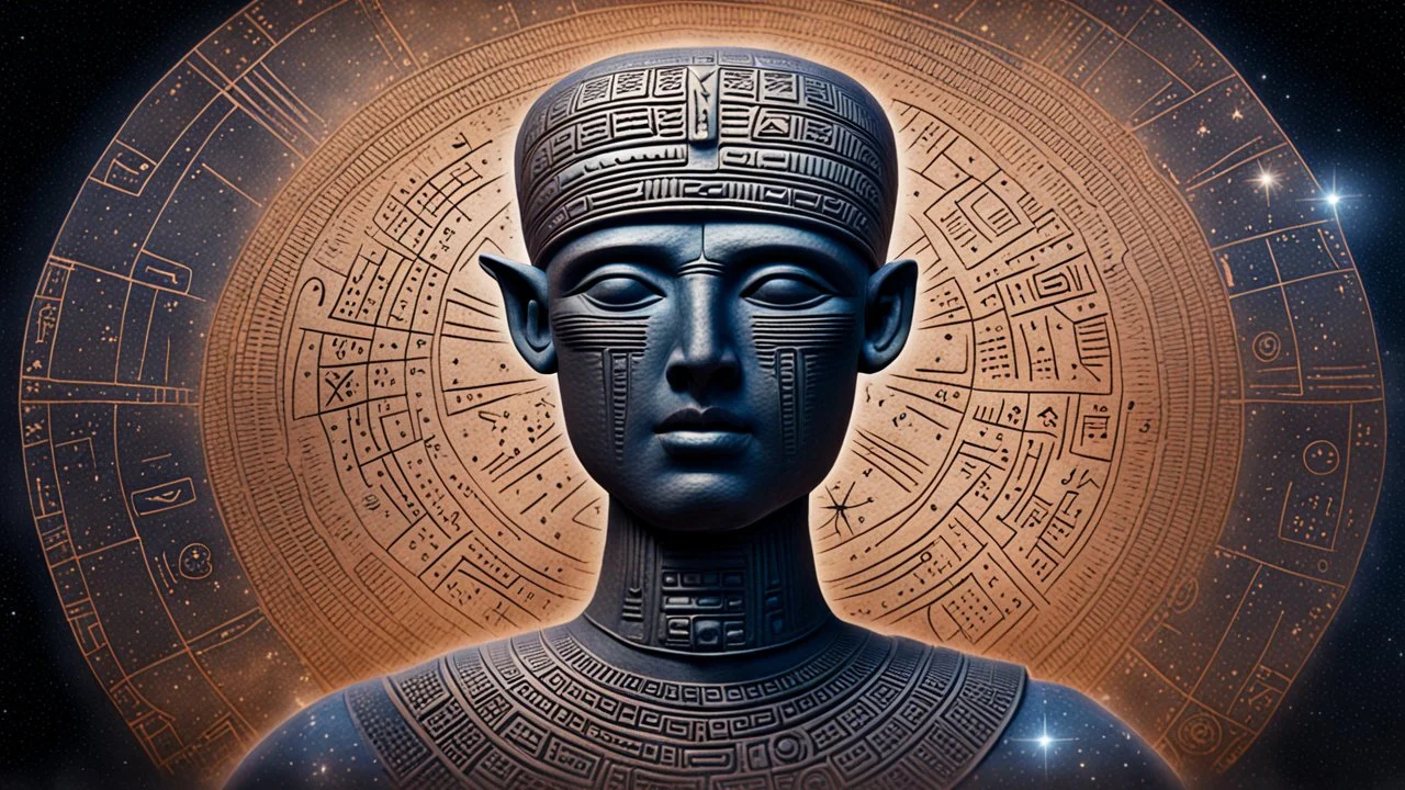 galactic constallation humanoid cuneiform