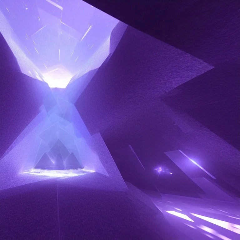 a crystal portal that opens into the abyss of space, volumetric, high volume, hi detail, lighting,