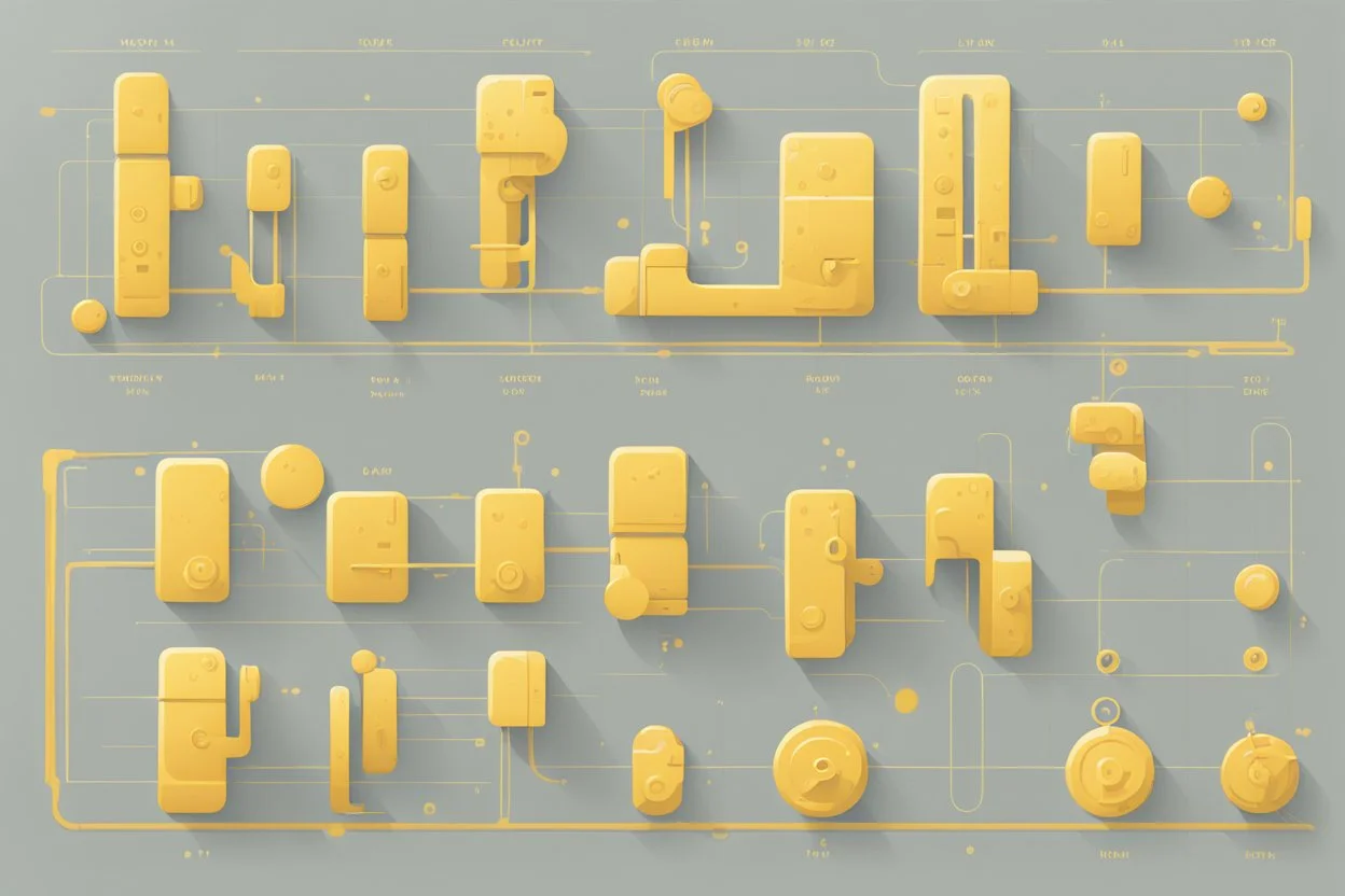Long and Short Positions, flat yellow style